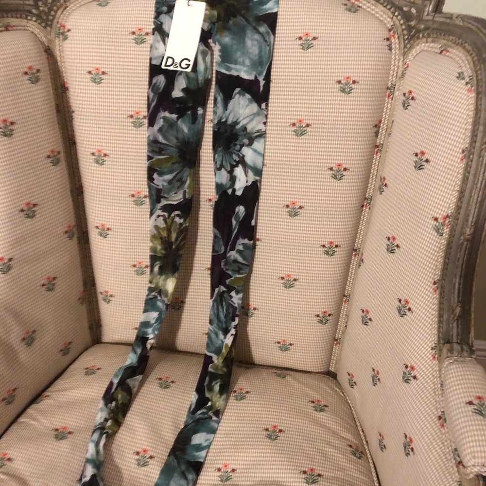 Dolce&gabbana floral footed pantyhose/leggings